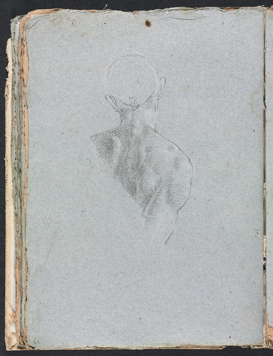 Testa e spalle di un uomo nudo, visto da dietro - Cleveland Museum of Art